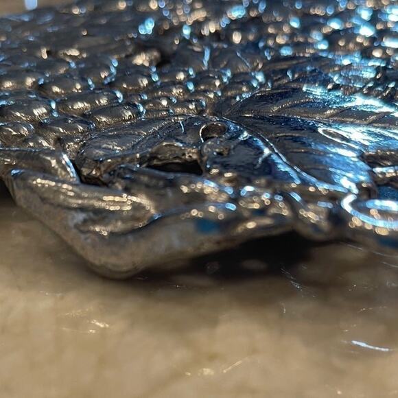 Arthur Court 1995 vintage aluminum grape designed tray - Picture 9 of 9